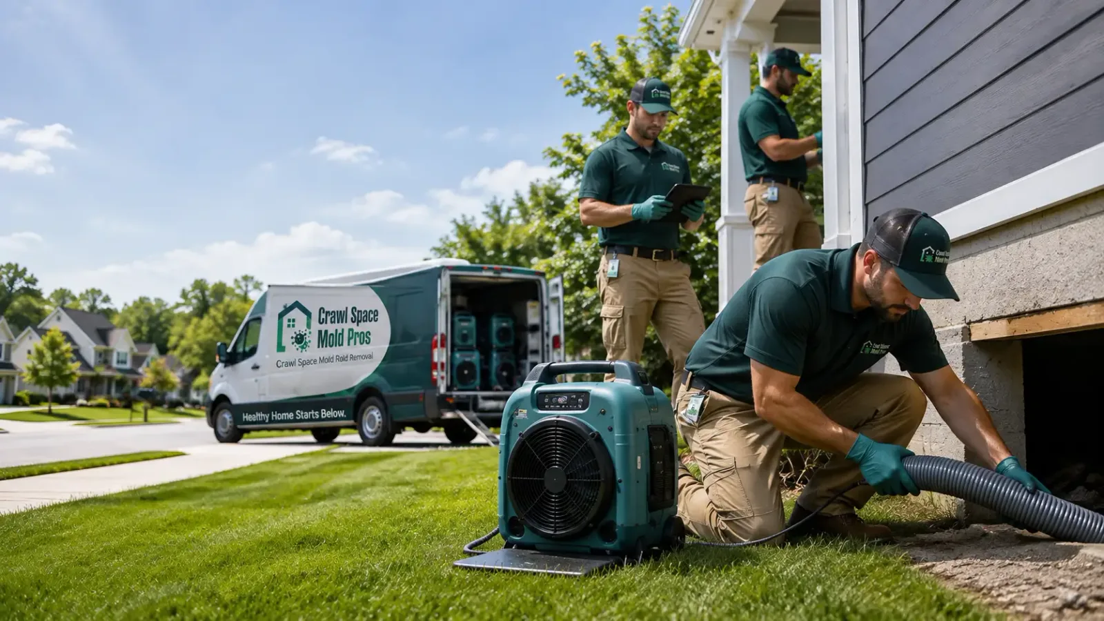 Crawl Space Mold Removal in Downey, ID
